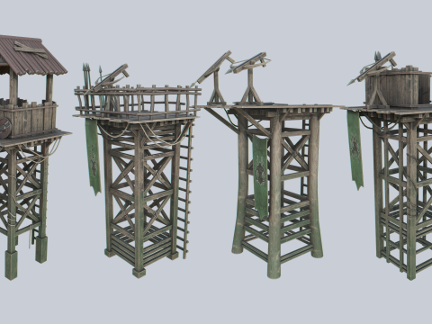 Watchtower collection 3D Модель