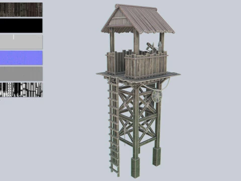 Watchtower collection 3D Model