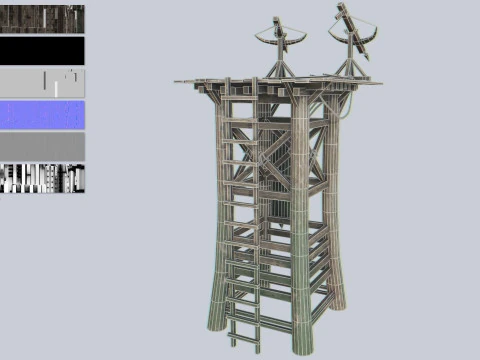 Watchtower collection 3D Model