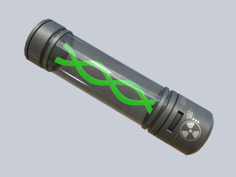 Scifi vial 3D 模型