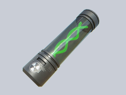 Scifi vial Modèle 3D