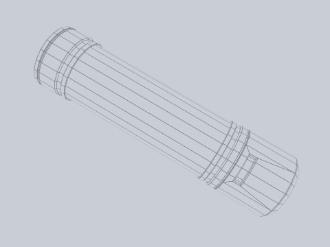Scifi vial Modèle 3D