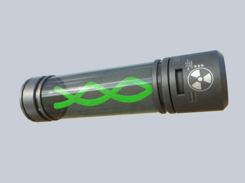 Scifi vial Modèle 3D