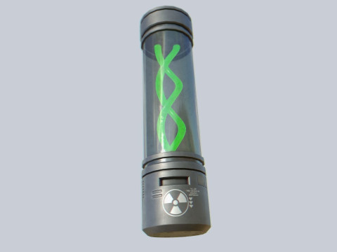 Scifi vial Modèle 3D