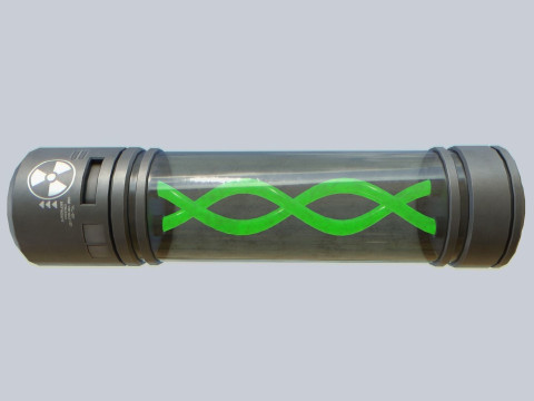 Scifi vial Modèle 3D
