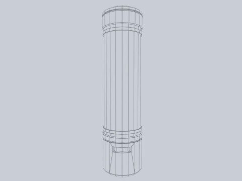 Scifi vial Modèle 3D