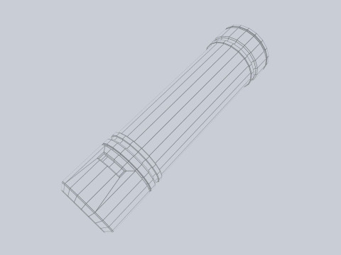 Scifi vial Modèle 3D