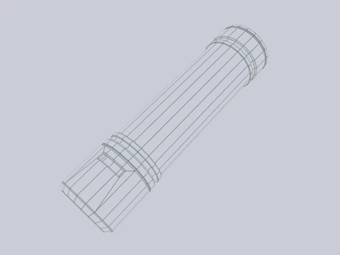 Scifi vial 3D Model