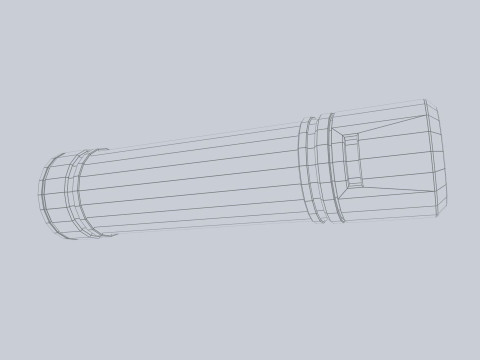 Scifi vial Modèle 3D