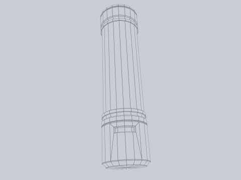 Scifi vial Modèle 3D