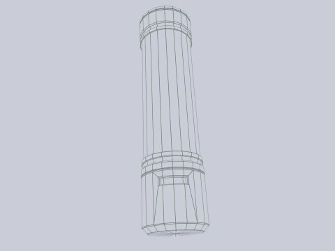 Scifi vial 3D Model