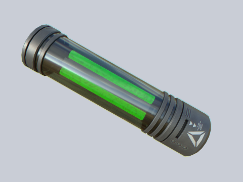 Scifi vial 3D 模型