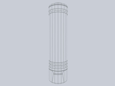 Scifi vial 3D Model