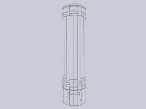 Scifi vial 3D Model