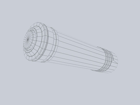 Scifi vial 3D Model