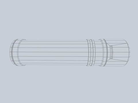 Scifi vial Modèle 3D