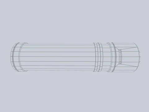 Scifi vial 3D Model