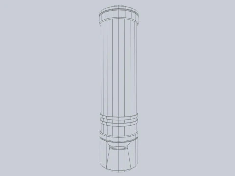 Scifi vial 3D Model