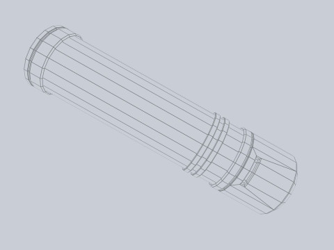Scifi vial Modèle 3D