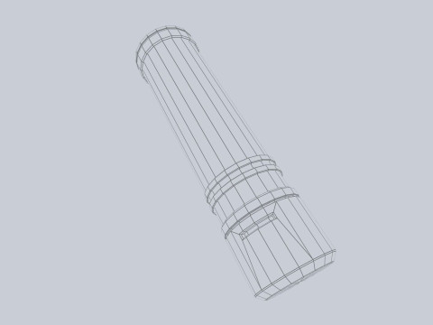 Scifi vial Modèle 3D