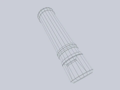 Scifi vial 3D Model