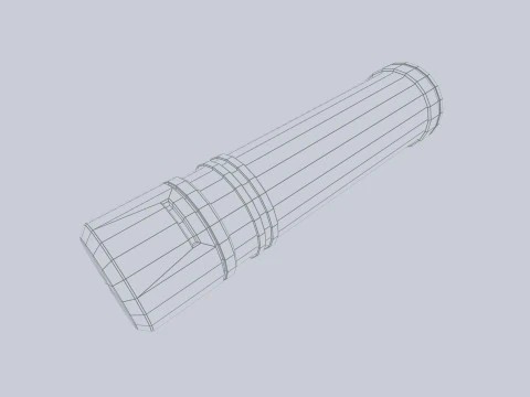 Scifi vial 3D Model