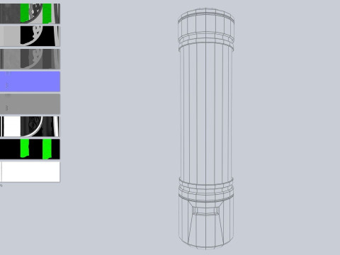 Scifi vial collection 3D मॉडल