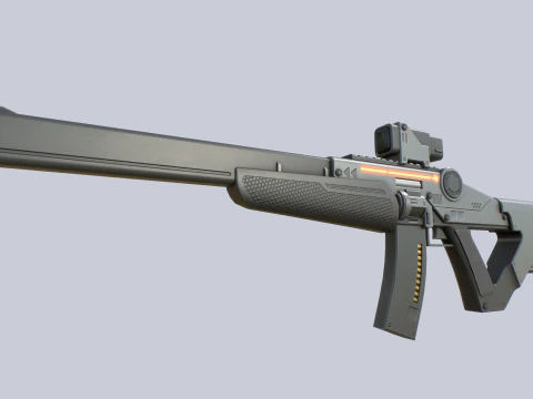 Sci fi elite rifle 3D Model