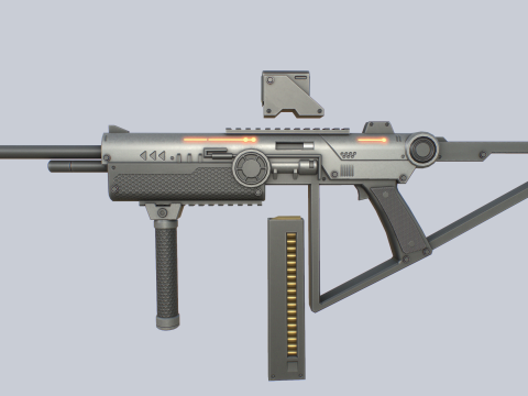 Sci fi elite rifle 3D Модель