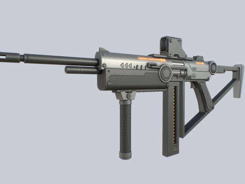 Sci fi elite rifle 3D Модель