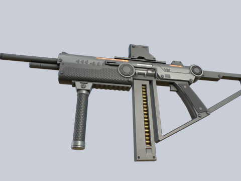 Sci fi elite rifle 3D Модель