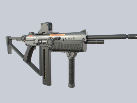Sci fi elite rifle 3D Модель