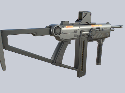 Sci fi elite rifle 3D Модель