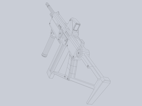 Sci fi elite rifle 3D Модель