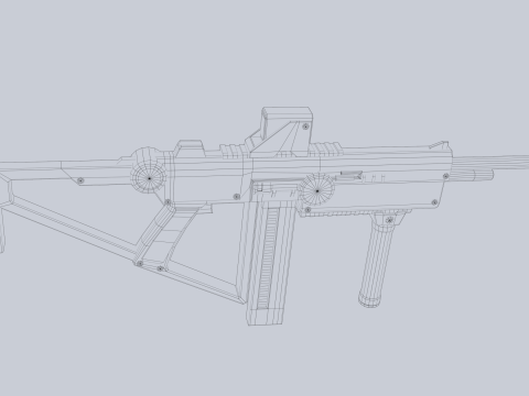 Sci fi elite rifle 3D Модель