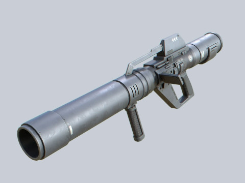 Scifi bazooka 3D-Modell