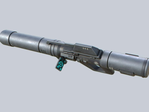 Scifi bazooka 3D-Modell