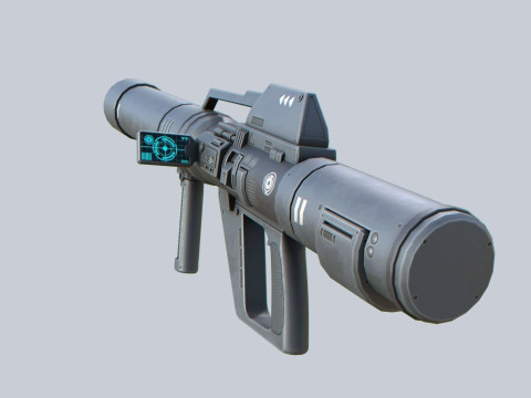 Scifi bazooka 3D-Modell