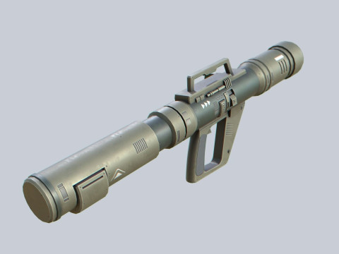 Scifi bazooka 3Dモデル
