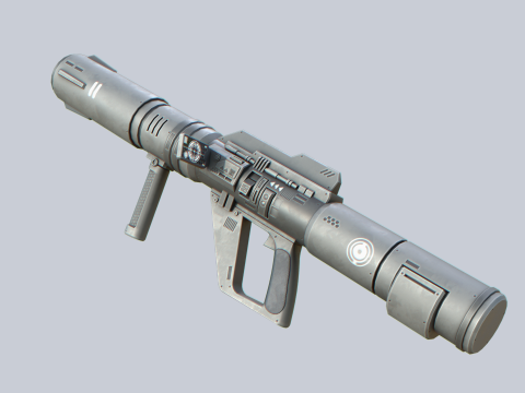 Scifi bazooka Modelo 3D