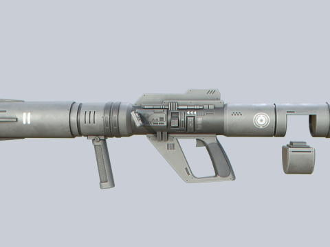 Scifi bazooka 3D 모델