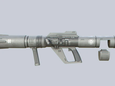 Scifi bazooka 3D Model