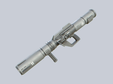 Scifi bazooka 3D 모델