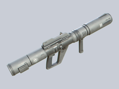 Scifi bazooka 3D 모델