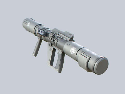 Scifi bazooka 3D 모델