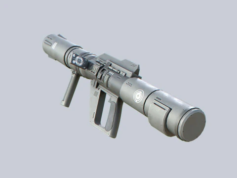 Scifi bazooka 3D Model