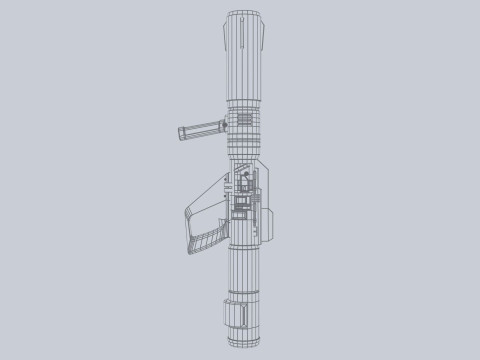 Scifi bazooka 3D 모델
