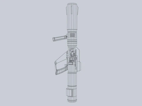 Scifi bazooka 3D Model