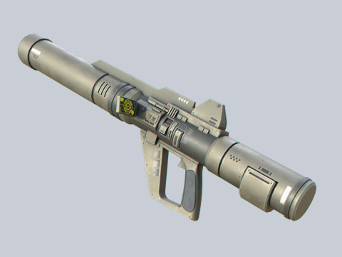 Scifi bazooka Modelo 3D