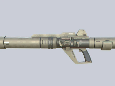 Bazooka fantascientifico Modello 3D